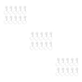 thumbnail image 3 of Monstrate Hebilla colgante de 10 piezas, hebillas para bolso DIY, accesorios, conectores de extremo de Metal, llavero, , accesorio colgante de Type1 NO1, 3 of 6