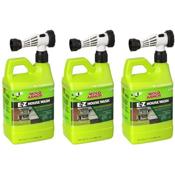 3-pack Mold Armor E-Z House Wash 64 fl. oz. Jug - 3 Pack — Residential Use, Standard Application