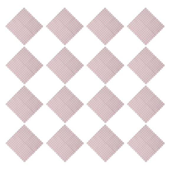 Homoyoyo Pink Scallop Edge Napkins Sturdy and Absorbent for Parties 40Pcs