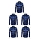 thumbnail image 2 of Sonducket Camisa transpirable para hombre Satén con mangas largas - Trabajo Boda o hogar Camisa para hombre Manga larga formal Azul marino Type2 NO2, 2 of 3