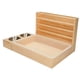 thumbnail image 1 of Comedero de heno de madera para conejos con caja de arena, comedero para conejos, dispensador de alimentos para exteriores, heno portátil para, 1 of 9