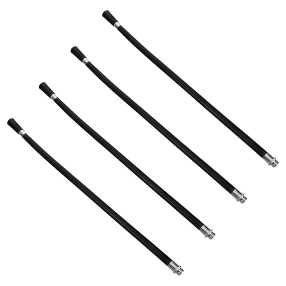 Hemoton 4 Pcs Fire Extinguisher Hose 50.00X2.10X2.10CM Black