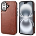 thumbnail image 3 of Funda tipo cartera OT ONETOP para iPhone 16 de 6.1 pulgadas, piel sintética, RFID, 3 of 9