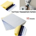 thumbnail image 1 of DEELLEEO 10x Tattoo Transfer Paper Stencil Carbon Thermal Tracing Hectograph Sheet, 1 of 3