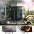 thumbnail image 2 of Haokaini Waterproof Washing Machine Cover, Washer and Dryer Cover with Zipper Design, Dustproof SunProof, for Front Load Washer Dryer, Black, 2 of 10
