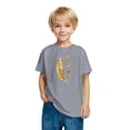 thumbnail image 3 of RXIRUCGD 2025 Vêtements d'Été pour Enfants T-shirt Imprimé Mode Mignon Col Rond Manches Courtes, 3 of 5