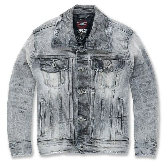 Jordan Craig Kids Bayside Denim Trucker Jacket (Artic Grey)