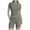 Grey, variant on Womens 2 Piece Sets Summer Workout Short Matching Sets Clothing Going Out Two Piece Outfits Tracksuit Set