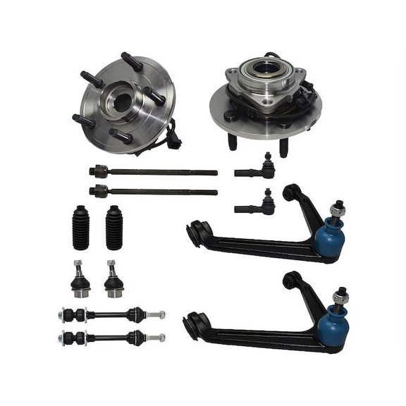 Front Control Arm Ball Joint Tie Rod and Sway Bar Link Kit - Compatible with 2002 - 2005 Dodge Ram 1500 2003 2004