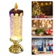 thumbnail image 2 of Luz para Jardín Vela sin llama luces de Navidad LED lámparas de noche de cristal oro 2 piezas Likrtyny Para estrenar, 2 of 6