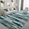 thumbnail image 3 of Arogan 5x8 Feet Area Rugs for Living Room Bedroom, Blue Soft Fluffy Shaggy Bedside Carpet, Machine Washable Indoor Floor Rug for Kids Home Decor Aesthetic, 3 of 8
