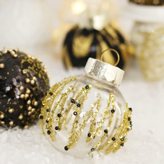 25PCS Christmas Ball Ornaments Set for Xmas Tree, Shatterproof Plastic Hanging Holiday Balls for Festive Christmas Party