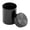 Black, variant on VKLU Aluminum Airtight Storage Jar, Portable Mini Travel Tea Canister, Small Coffee Tin for Kitchen, Office, or Camping, Black