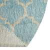 thumbnail image 5 of Unique Loom Outdoor Trellis Collection Area Rug (7' 10" x 10' Oval Aquamarine/Gray), 5 of 8