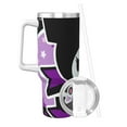 thumbnail image 2 of Lsque Sanrio Pattern 40 OZ Ice Bully Cup with Handle and Straw, Double Wall Stainless Steel Tumbler Travel Coffee Cup with Lid for Christmas Present, 2 of 8