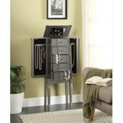 ACME Tammy Jewelry Armoire in Silver 97168