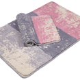 thumbnail image 1 of 31.5 19.7 Alfombra De Baño Juego De 2 Alfombras De Baño Antideslizantes Lavables A Máquina Absorbentes Alfombras De Baño Coloridas De Microfibra Suave De Lujo para Baño Cocina Y Dormitorio,15., 1 of 4