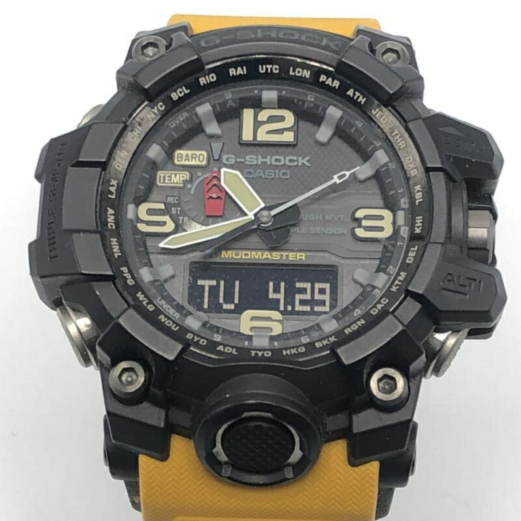 美品 稼働 CASIO G-SHOCK MUDMASTER GWG-1000 Amazon.com: Casio G-Shock GWG-B1000-1AJF Master of G Series