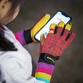 thumbnail image 4 of FEISHDEK Kids Leather Work Gloves, Touchscreen Reflective Breathable Safety Gloves(Red, Xmall, Age3-6), 4 of 7