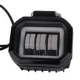thumbnail image 2 of Luz de trabajo LED de 3,5 pulgadas, 6000 K, 30 W, impermeable, cuadrada, con forma de ojo de ángel, para coche, ATV, barco, vehículo todoterreno (luz ámbar), 2 of 14