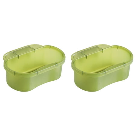 

Ihhxbz Household Essentials Filter Water Droplets Multipurpose Basket Practical Hanging Organizer Container Storage Case For Leftover Household Living Room Fruit Green Filter Screen