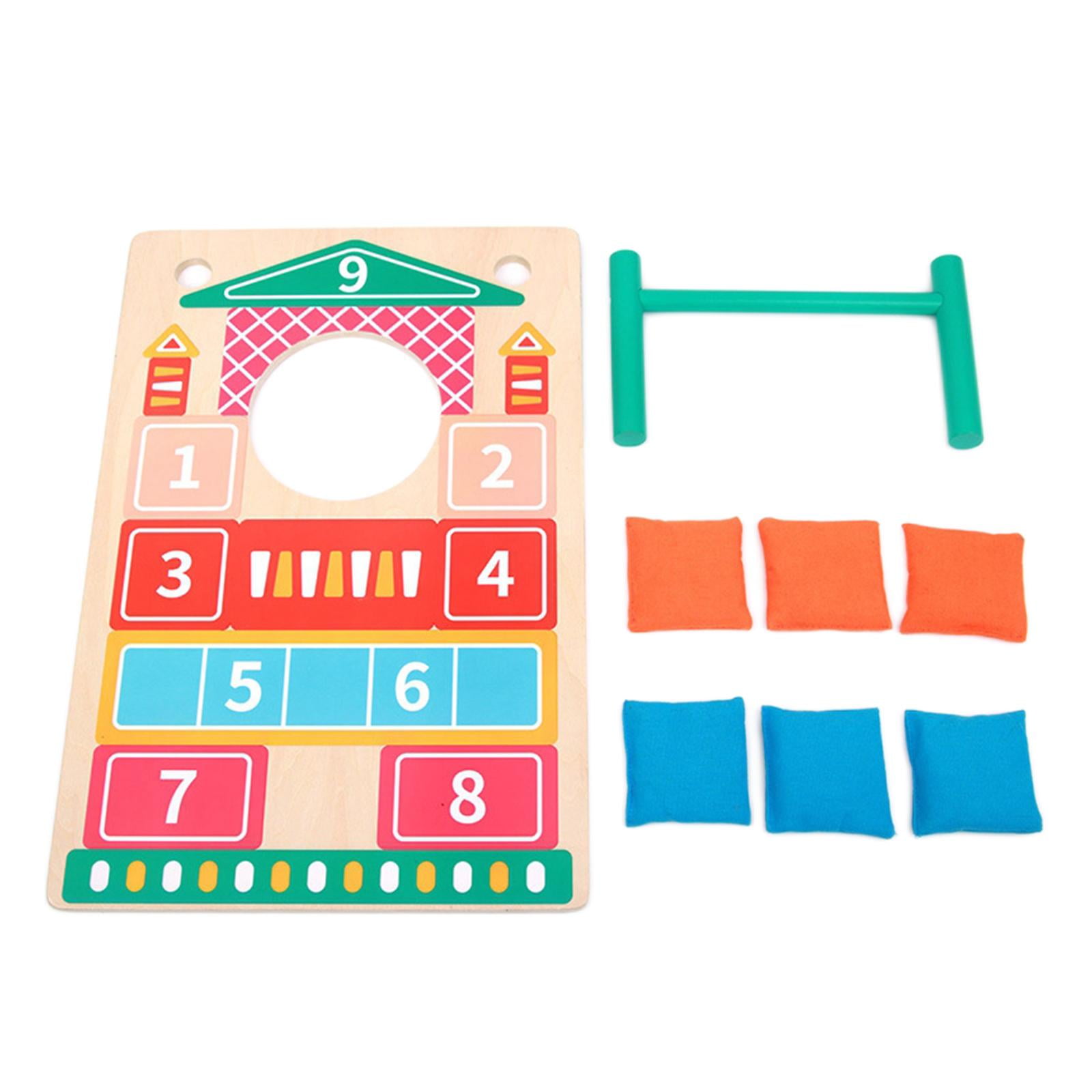 Wooden Sandbag Throwing Game Develop Motor Skills Tabletop Game Toss