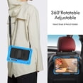 thumbnail image 5 of Case for Samsung Galaxy Tab S9 11.0 Inch SM-X710 with Screen Protector, 360 Degree Rotating Kickstand Hand Strap Heavy Duty Shockproof Cover with Shoulder Strap, Sky Blue, 5 of 7