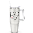 thumbnail image 3 of Nurse Gifts 40 oz Tumbler, Best Nurse Ever Vacuum Insulated Travel Mug with Lid Straw Handle, 40oz Cup Gift for Women, 3 of 5