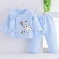 thumbnail image 2 of Summer Savings! Yievot 0-9 Months 2Pcs Newborn Baby Girl Pjs Set Clothes Cute Infant Summer Outfits Cotton Baby Clothes Gift Set For Girls 2024 Baby Boy Girl Outfits Gifts On Clearance, 2 of 4