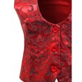 thumbnail image 4 of Made by Olivia Women's Dressy Casual Versatile Racerback Vest Tuxedo Suit Waistcoat, 4 of 4