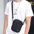 thumbnail image 3 of Crossbody Men Casual Bags Sling Messenger Purse para Sports Travel Pack Black, 3 of 9