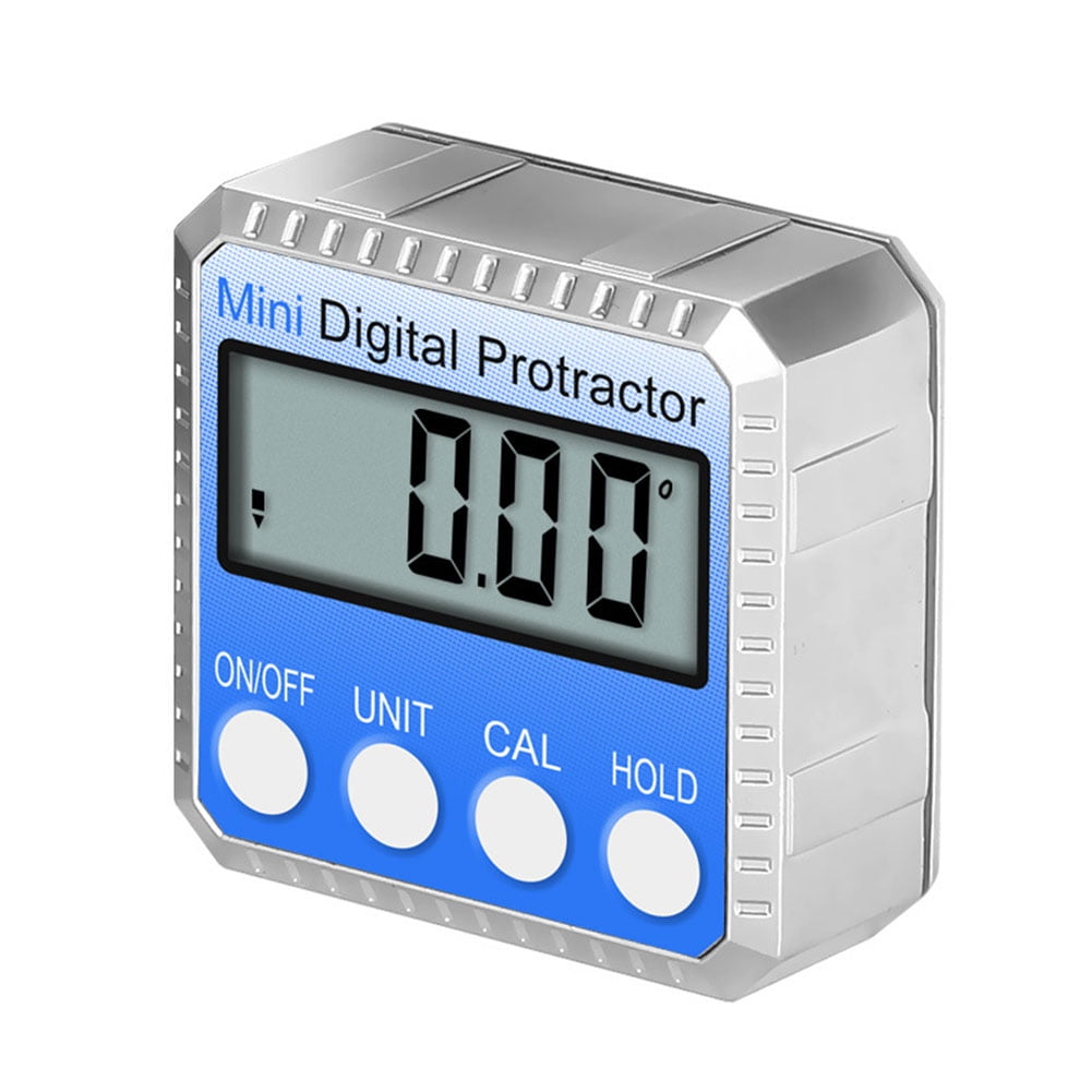 Mini Cube Digital Gauge Magnetic Base 360˚Angle Protractor Level Inclinometer 