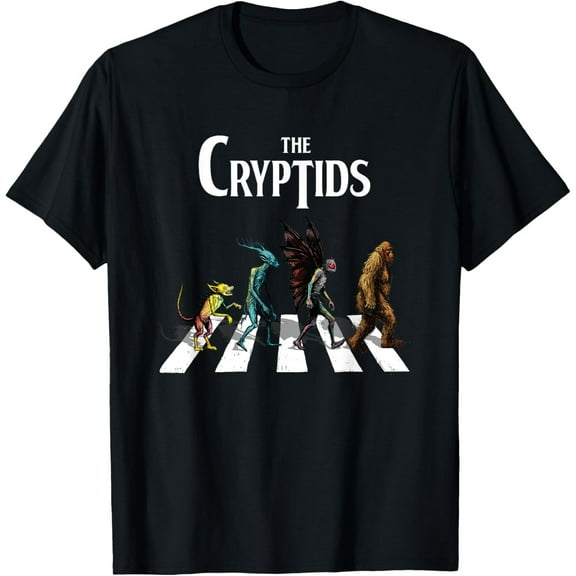 Velto The Cryptids Bigfoot Mothman Wendigo Chupacabra Creatures T-Shirt Fullsize S-5XL Shirt