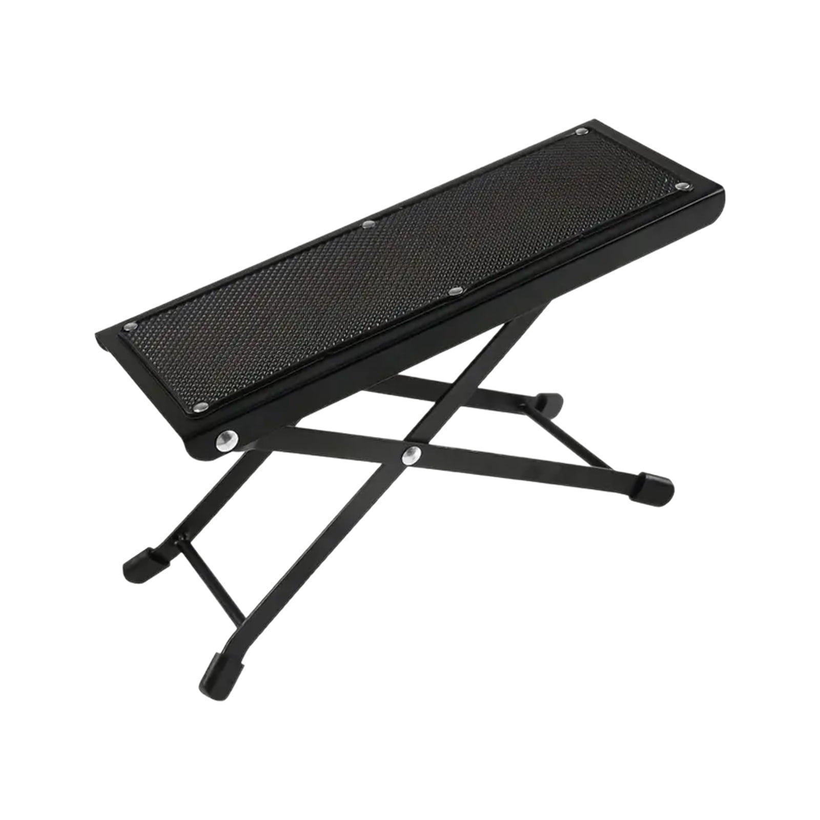 Guitar Footstool Foldable Adjustable Foot Rest Stand, Non Slip Stable Support Portable Design for Better Playing Posture, for Guitar Practice Performance Studio Home Use