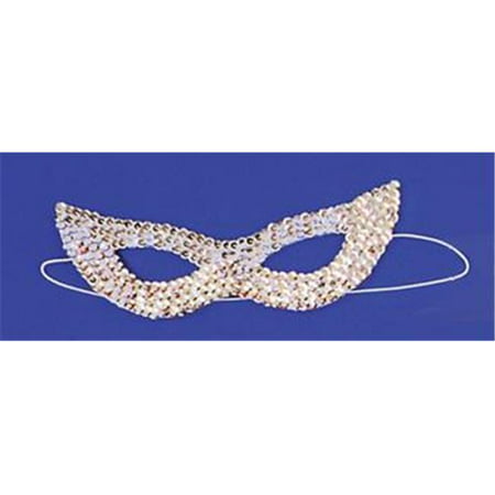 Costumes For All Occasions Ti16Sv Cat Mask Sequin Silver