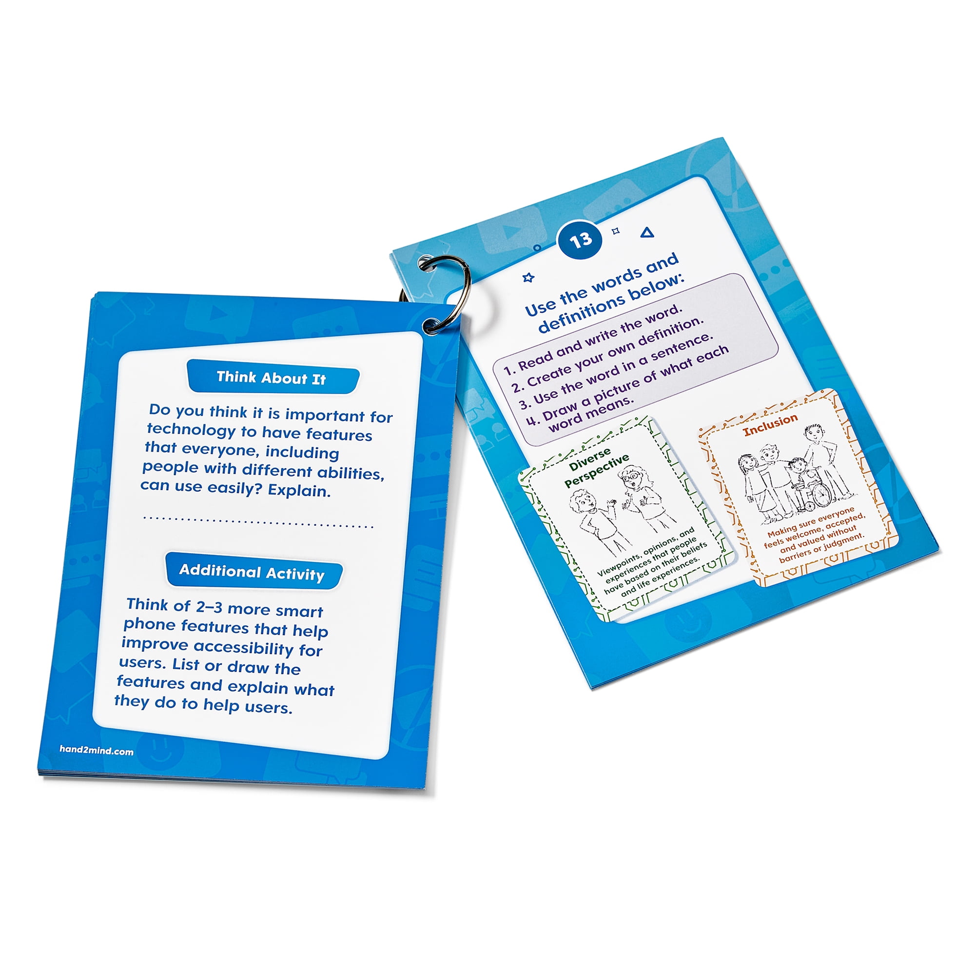hand2mind Hands-On Digital Citizenship Intermediate Task Cards, STEM for Kids