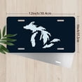 thumbnail image 2 of Silhouette of Great Lakes Front License Plate, Metal License Plate, Funny Standard Plates Personalized Novelty Decorative For Men/Women/Boys/Girls Car 6×12 Inch, 2 of 6