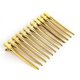 thumbnail image 1 of Drayas - Juego de 12 pinzas para el cabello de metal de 3,7 pulgadas para peinar y seccionar, pinzas para dividir el pico de pato con agujeros resbaladizos, pinzas para el cabello profesionales para m, 1 of 1