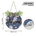 thumbnail image 3 of Unicorns Astronaut Planets Welcome Sign for Front Door Wreath Door Sign for Farmhouse Porch Decoration Indoor Outdoor, 3 of 7