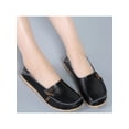 thumbnail image 5 of Fangasis Women Loafers Fashion Flats Classic Casual Shoes Walking Breathable Boat Shoe Black 10.5, 5 of 5