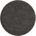 thumbnail image 1 of Unique Loom 3151311 5 x 5 Pi Shag Solide Tapis Rond&44; Gris Graphite, 1 of 2