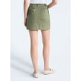 thumbnail image 3 of Free Assembly Women's and Women's Plus Embellished Cotton Carpenter Mini Skirt, Sizes 0-26W, 3 of 5