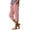 Red, variant on Wutalume Womens Capri Pants for Women - Striped Wide Leg High Waisted Drawstring Casual Trousers with Pockets Loose Fit Lightweight Summer,Black L