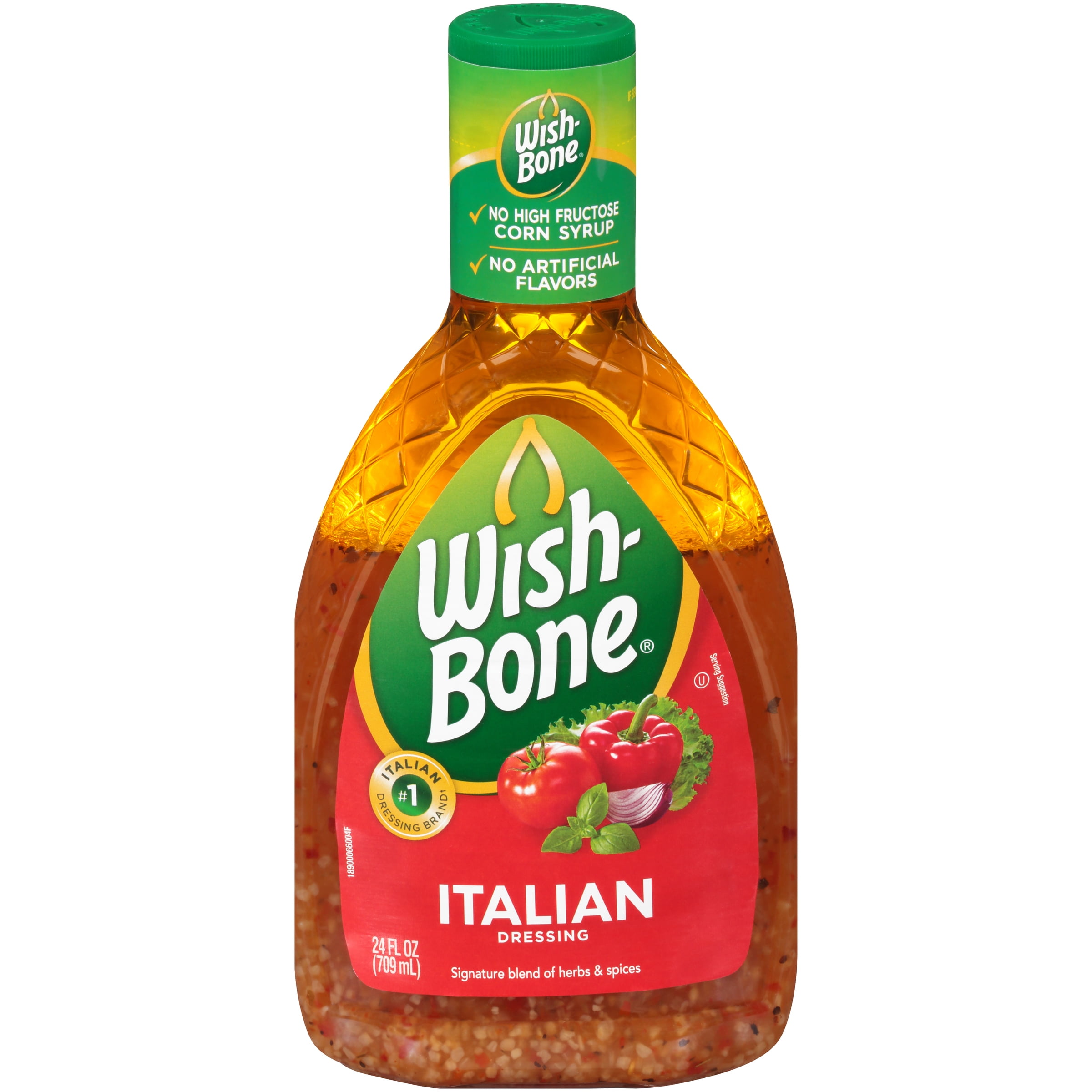 WishBone Italian Dressing 24 fl. oz. Plastic Bottle