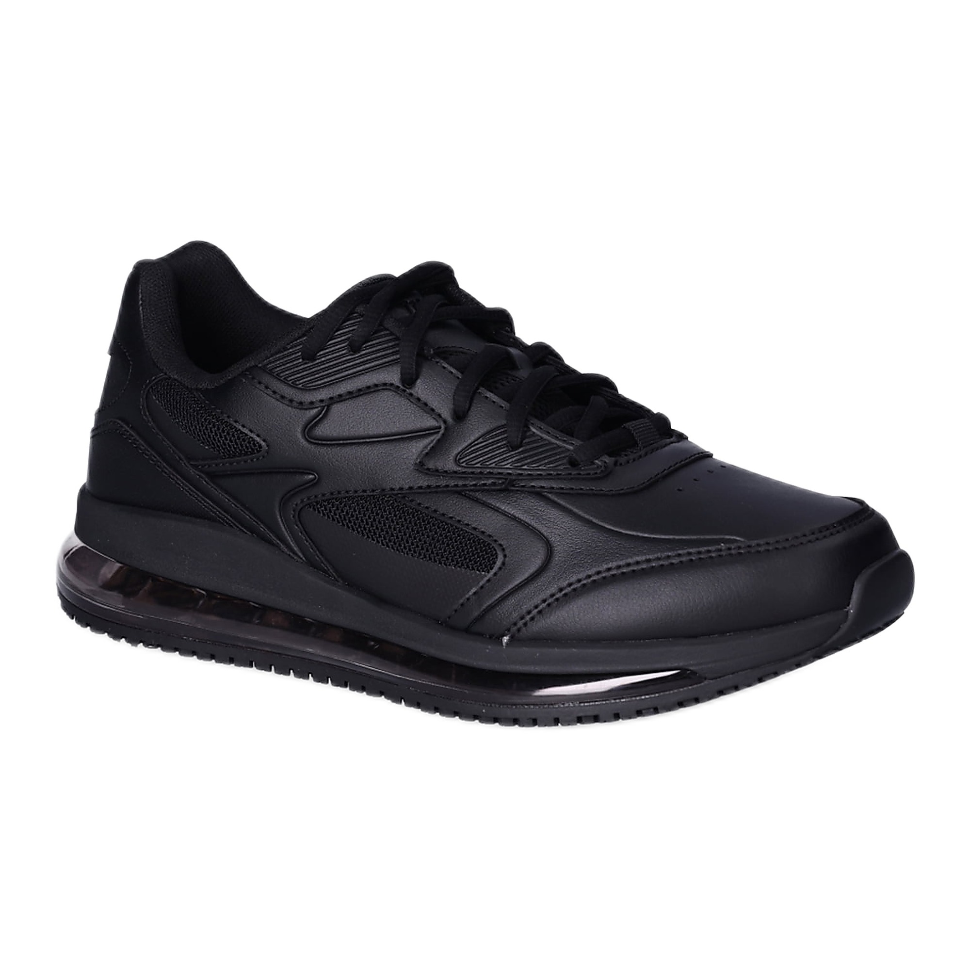 TredSafe Men's Lucas Slip-Resistant Work Shoes, Black