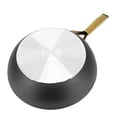 thumbnail image 4 of Oster Abbottsford 11 Inch Nonstick Round Aluminum Wok in Black, 4 of 6