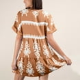 thumbnail image 6 of Njagoc3 Womens Embroidered Mini Dress, Short Sleeves for Summer Garden & Daily Wear, 6 of 6
