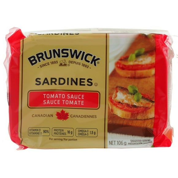 Brunswick Sauce Tomate aux Sardines 106 G