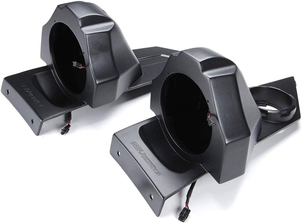 SSV Works 170SSB65U Customfit 61/2" Rear Speaker Pods For Polaris
