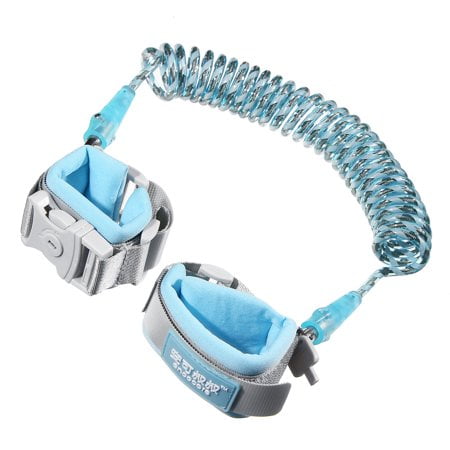 2.5M Safety Toddler Harness Child Walking Wrist Link Antilost Kids Belt Leash,304 steel+PVC Material durable and not easy to break,360° rotate joint for free rotation